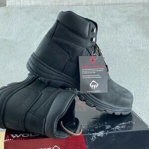 Wolverine Carlsbad Women's 6" Waterproof Steel Toe Construction Boot 11 NWB S163